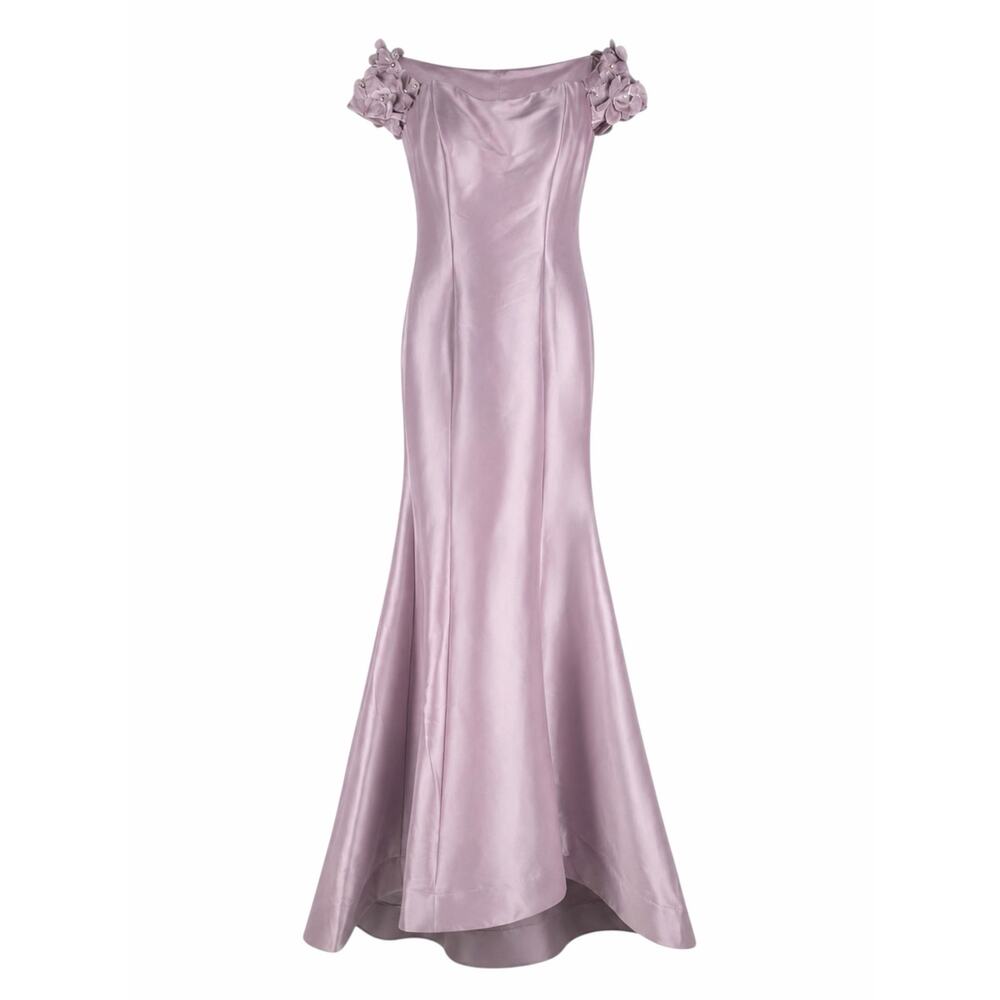Terani Couture Floral Off Shoulder Long Gown Mauve Size 4 2021E2799 - Picture 3 of 13